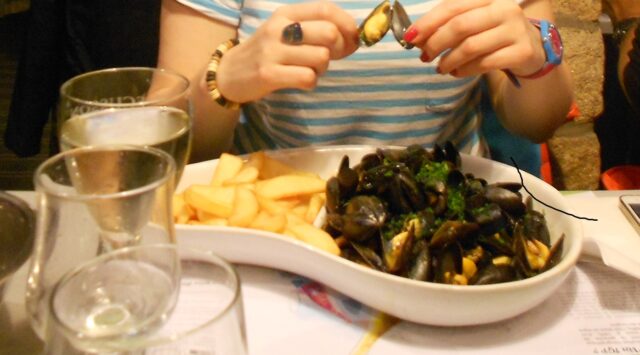 Mussels in Brittany
