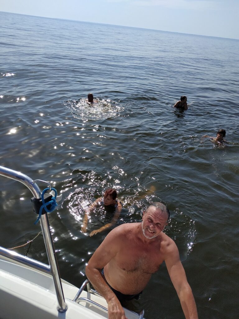 Swimming in Pärnu Bay