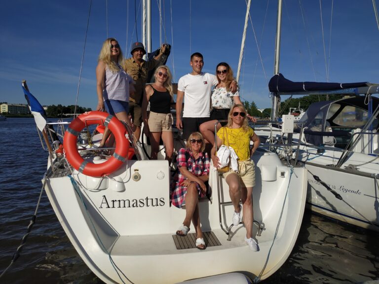 Purjetamine Pärnus jahil "Armastus"