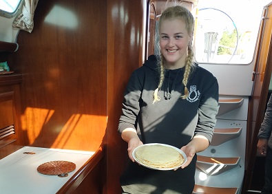 Pannkookide küpsetamine jahil