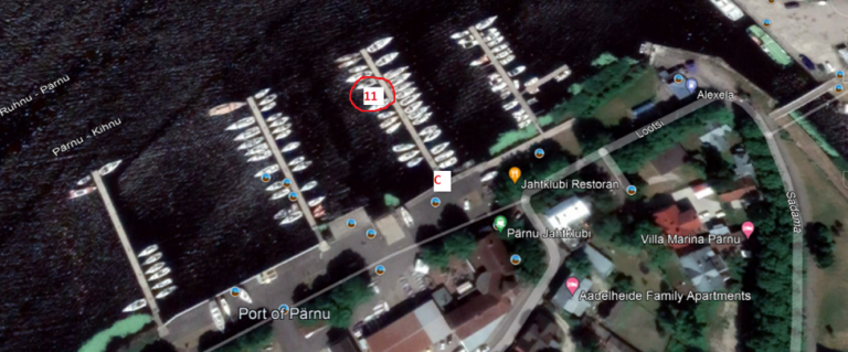 Yacht "Armastus" in Yacht Club Pärnu