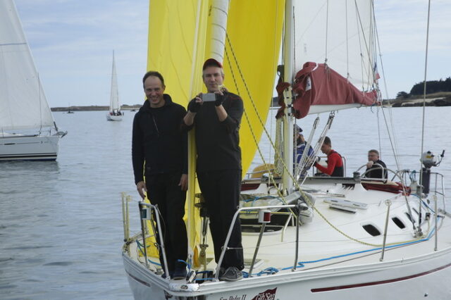 Regatta in Brittany, Atlantic France.