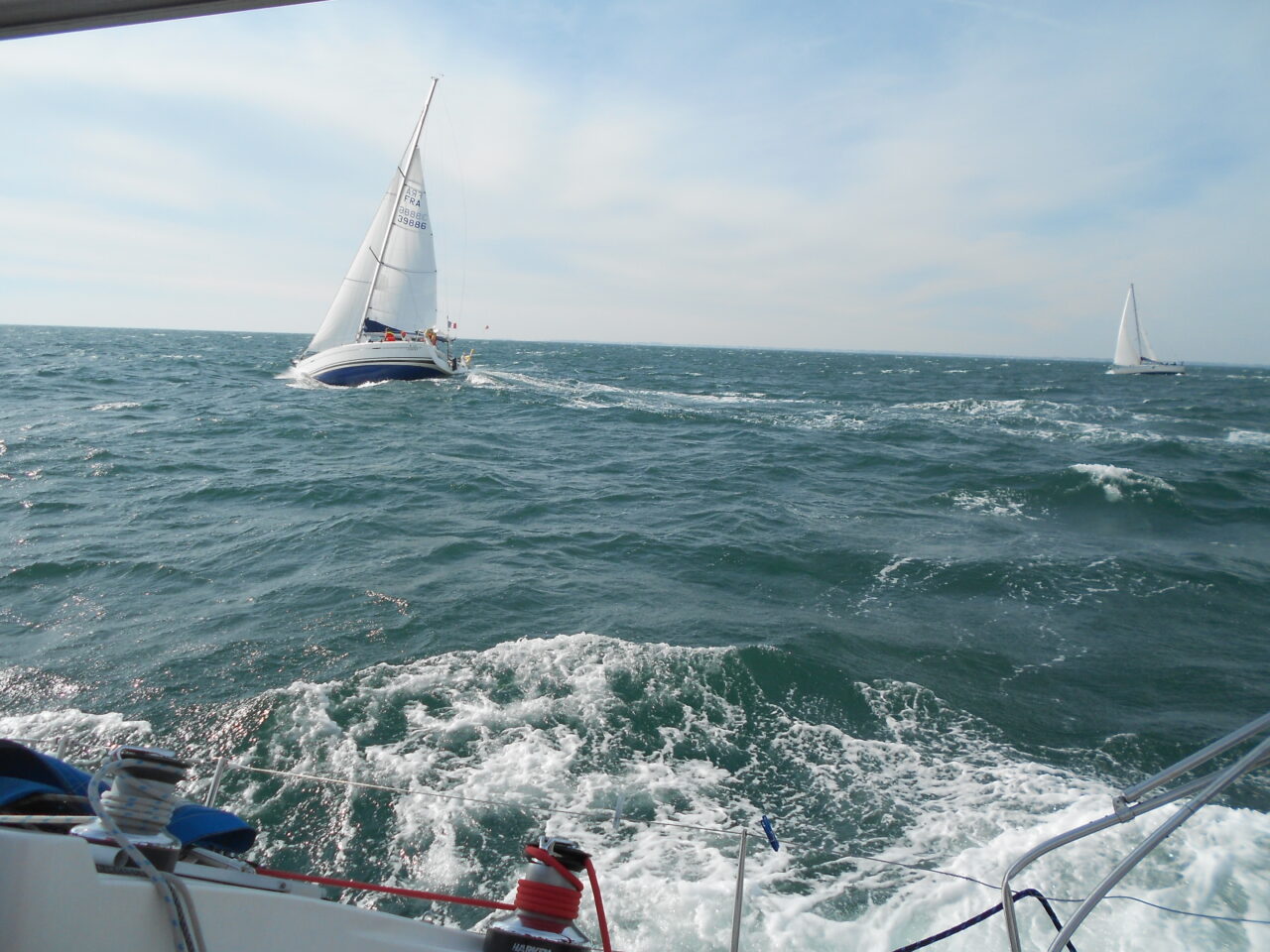 Regatta in Atlantic France, Brittany
