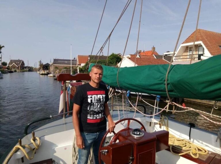 Training on Lemsteraak in Netherlands