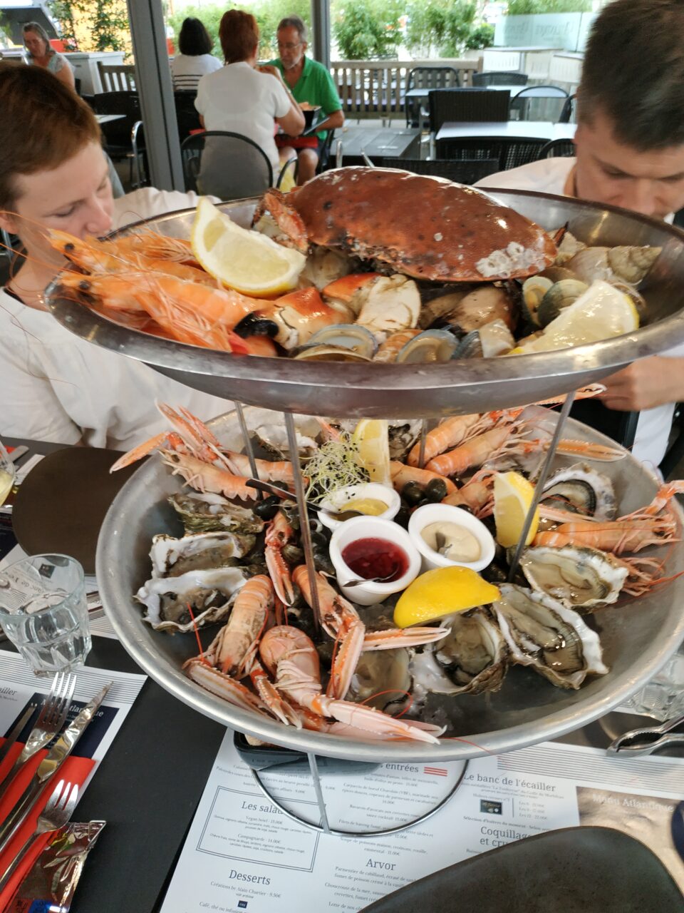 Sea food in Vannes, Brittany
